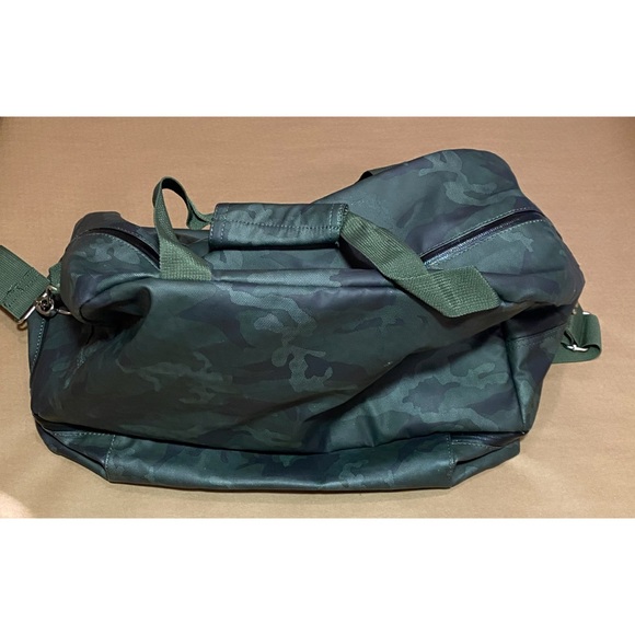 Duchamp Bags Duchamp Rubberized Camo Green Duffle Bag Poshmark